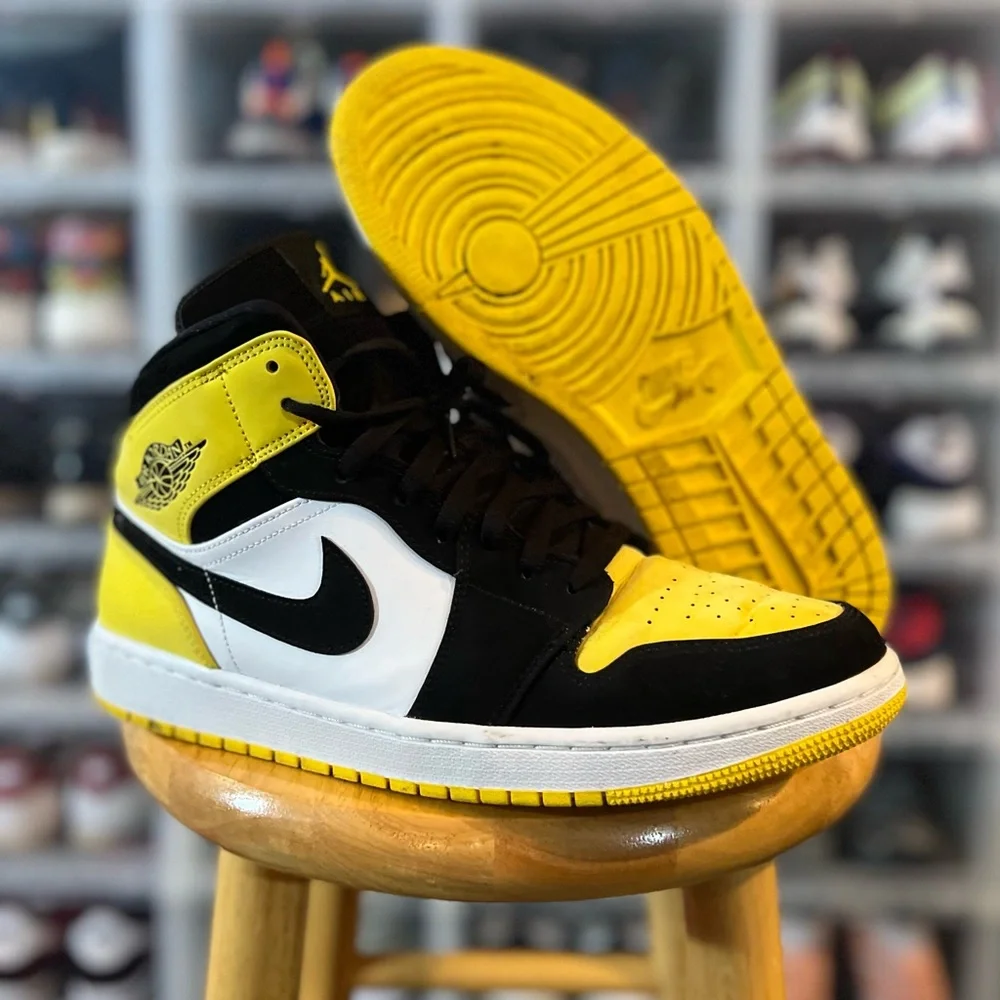 Jordan One Mid Retro Yellow Toe